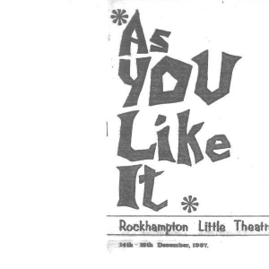 As You Like It Dec 1967