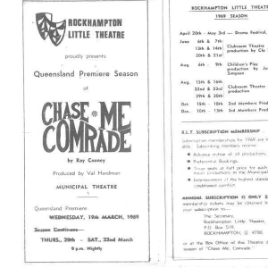 Chase me Comrade March 1969