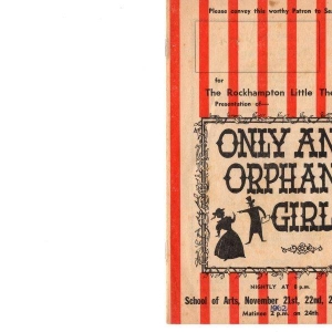Only an Orphan Girl Nov 1962